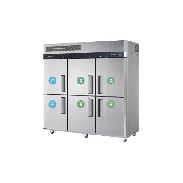 Tủ nữa đông nữa cánh 6 cánh TURBO AIR KRF65-6