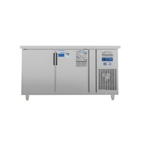 Tủ bàn mát quạt gió 2 cánh mở kính - BMQ.2MK1560