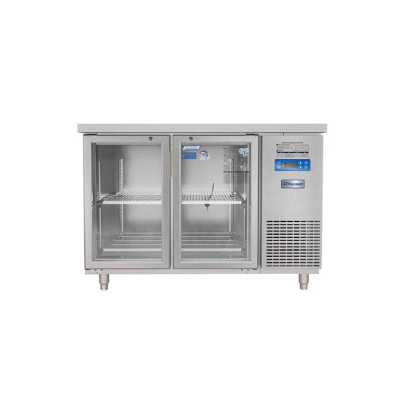 Tủ bàn mát quạt gió 2 cánh mở kính - BMQ.2MK1275