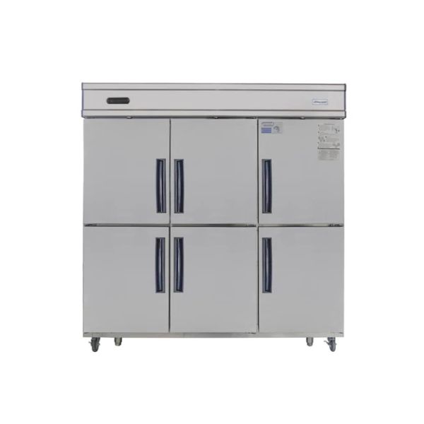 Tủ mát đứng quạt gió 6 cánh inox 1750L - MDQ.6I1750