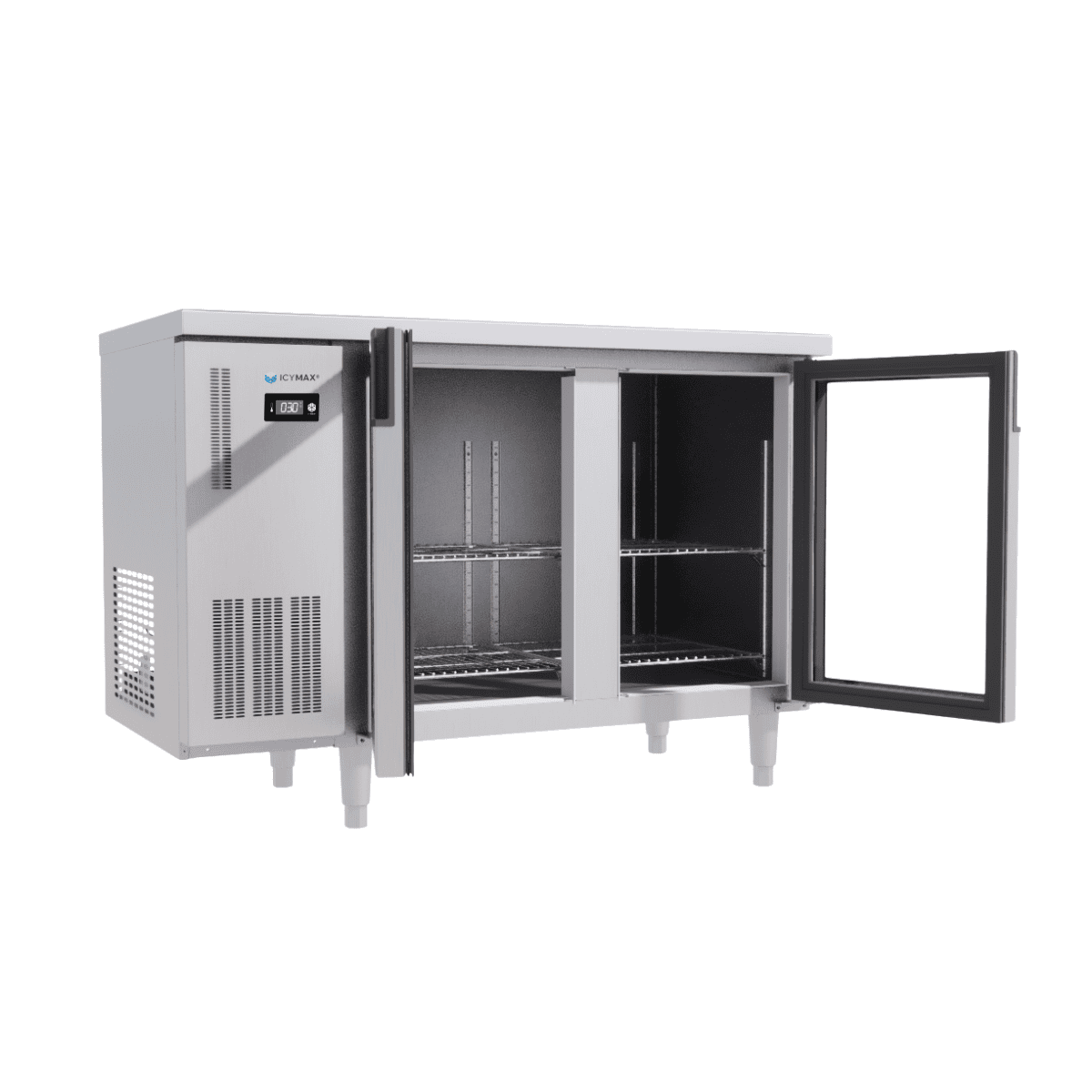 Tủ bàn mát ICYMAX 2 cánh kính 1200X600 - Model: ICR-2G126